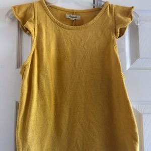 Madewell Ruffle-Sleeve Tank Top